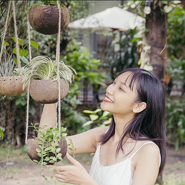 Hanging Coconut Planter