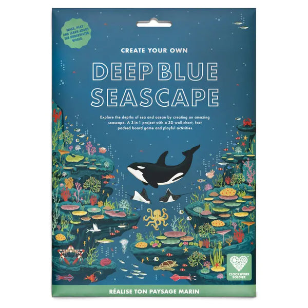 Deep Blue Seascape Poster Kit