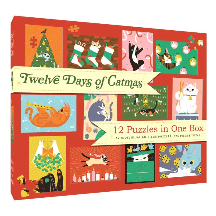 12 Days of Catmas Puzzle Advent Calendar