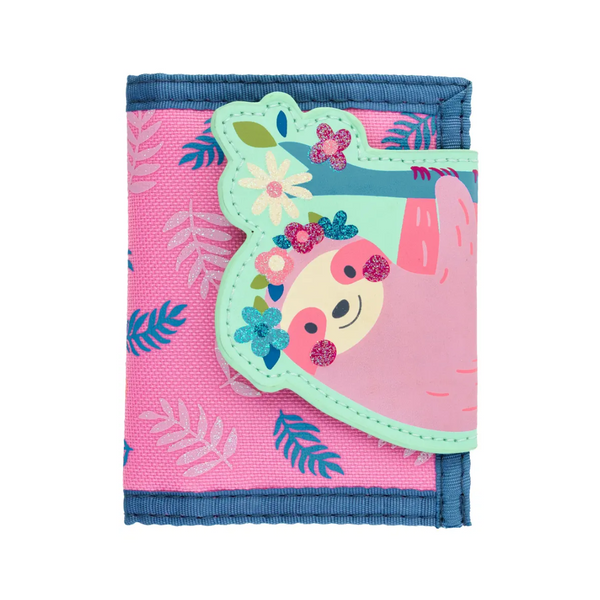 Kids Sloth Tri-Fold Wallet