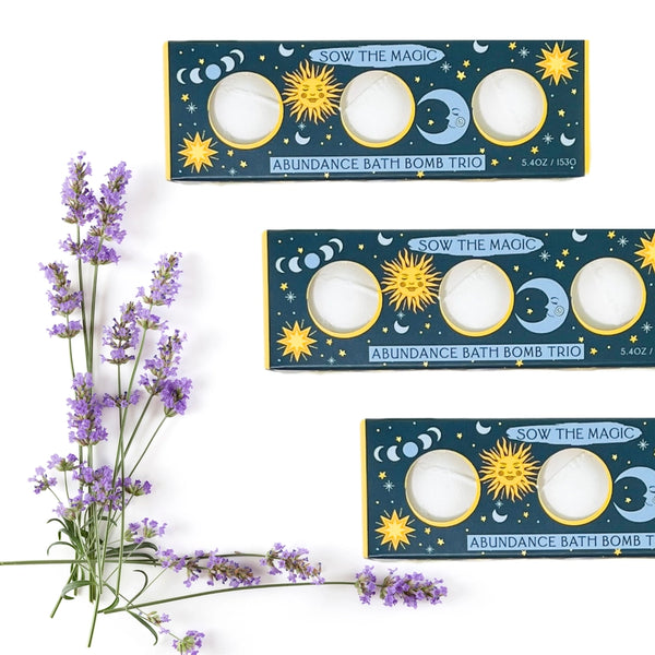 Moon Phase Abundance Bath Bomb Trio