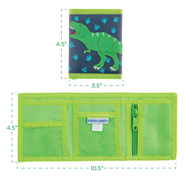 Kids Shark Tri-Fold Wallet