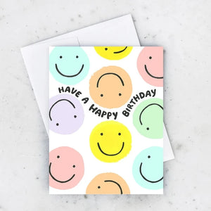 Smiley Birthday Card