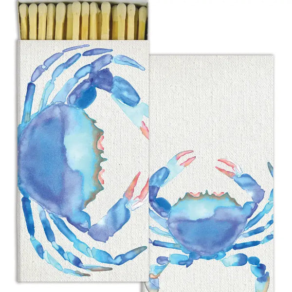 Watercolor Crab Matches