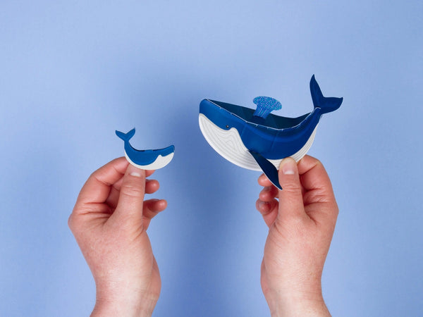 Wobbly Whale Origami Kit