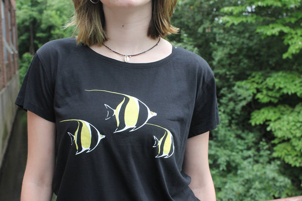 Tropical Fish Boxy Tee