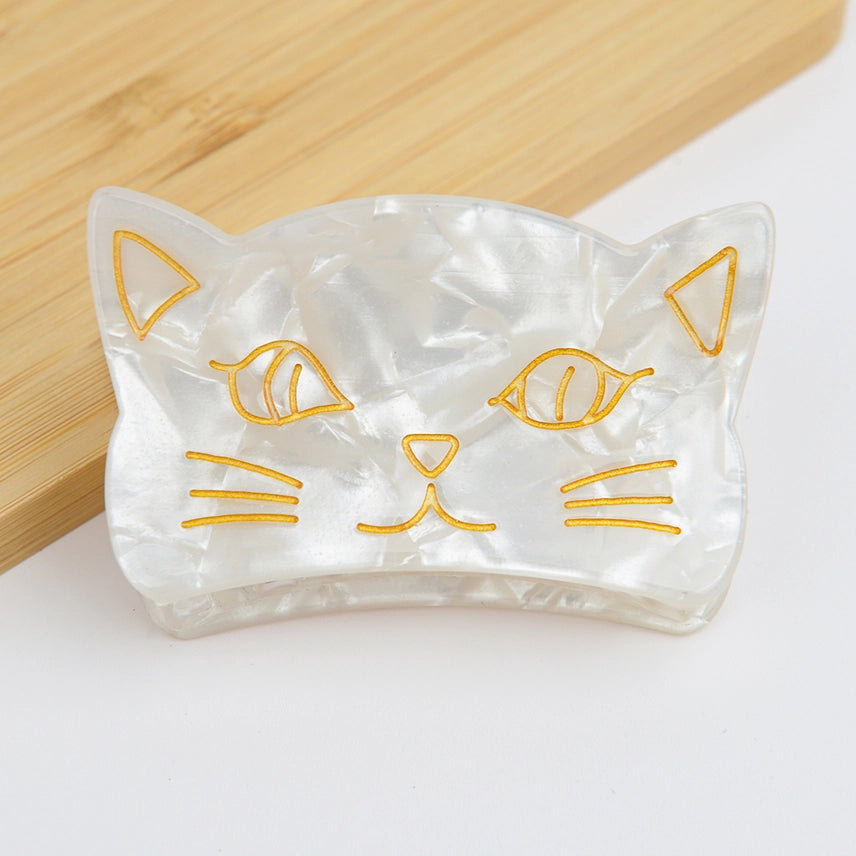 Cat Hair Clip - White