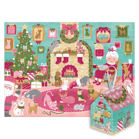 Christmas Cats Ornament Puzzle