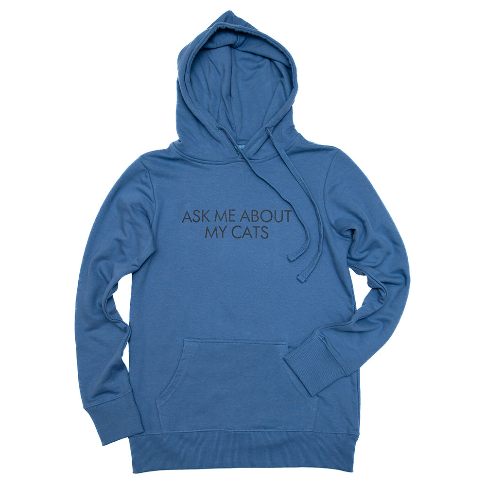 Ask Me About My Cats Women's French Terry Hoodie