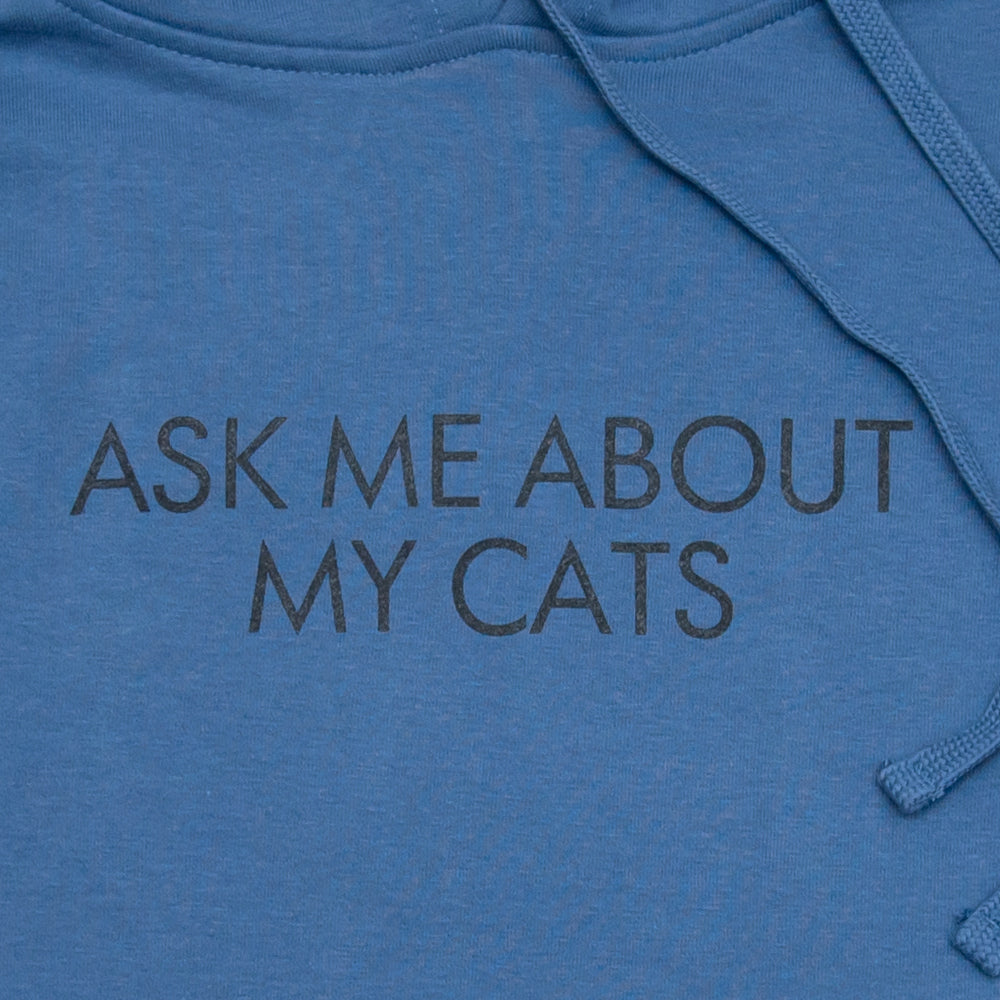 Ask Me About My Cats Women's French Terry Hoodie