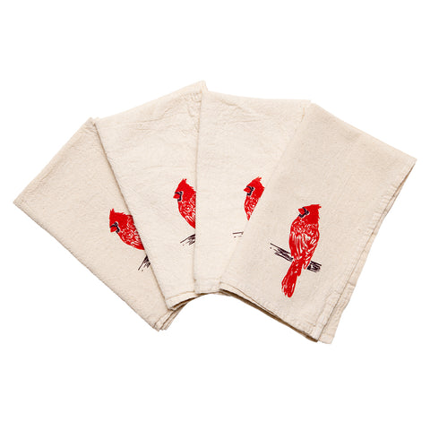 Cardinal Cloth Napkins - set of 4