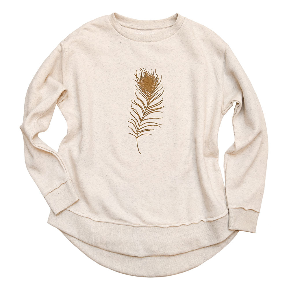 Feather Hi-Lo Sweatshirt