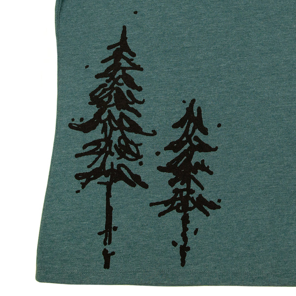 Pine Trees Eco V-Neck