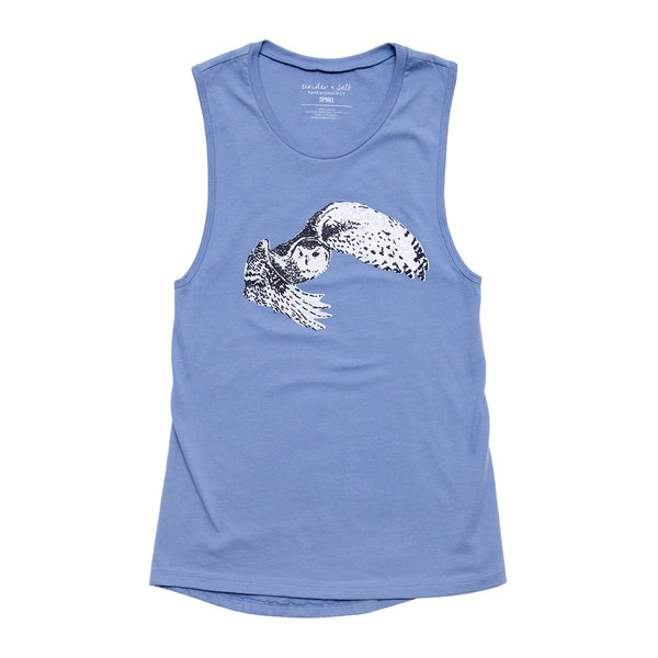 Snowy Owl Muscle Tank