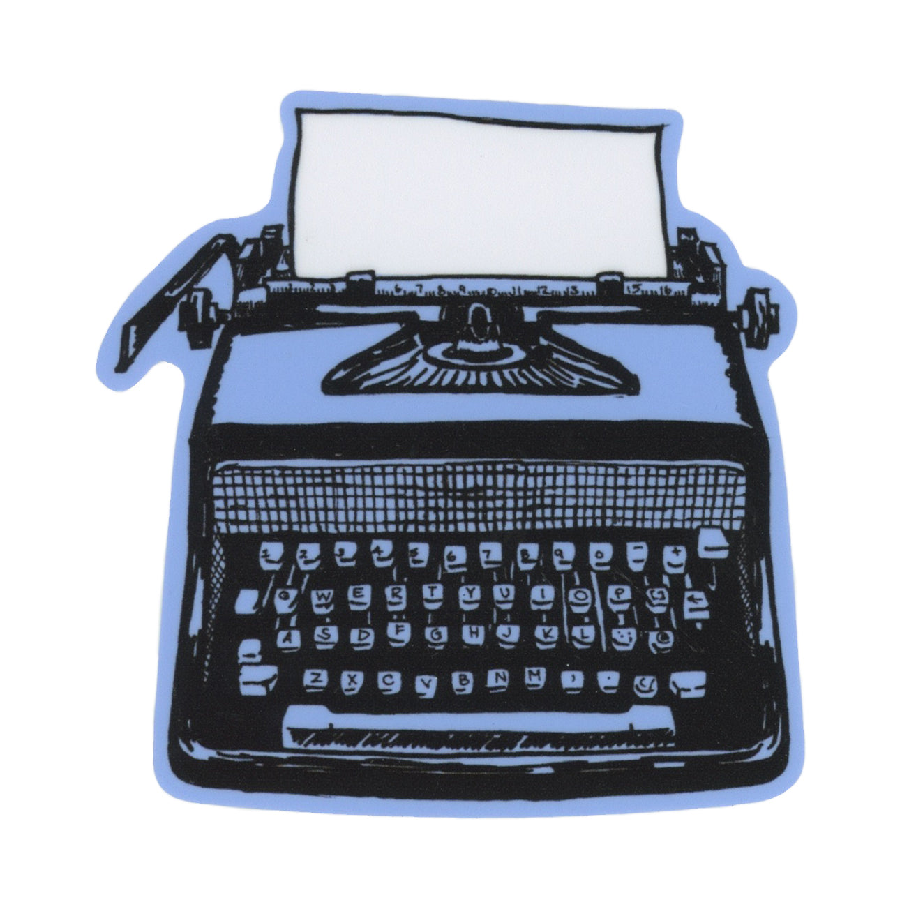 Typewriter Sticker