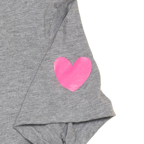 Heart On Sleeve Drape Tee