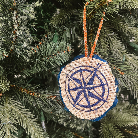 Compass Plushie Ornament