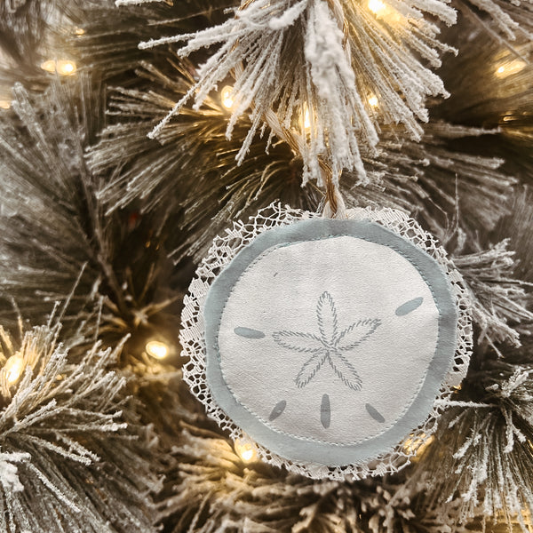 Sand Dollar Plushie Ornament