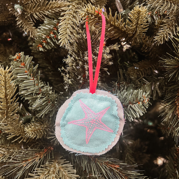 Starfish Plushie Ornament