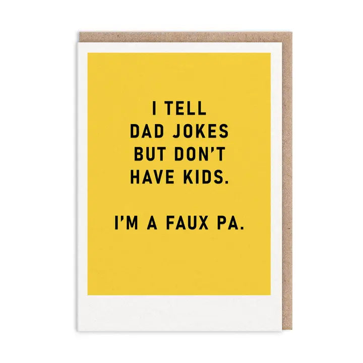 Faux Pa Card