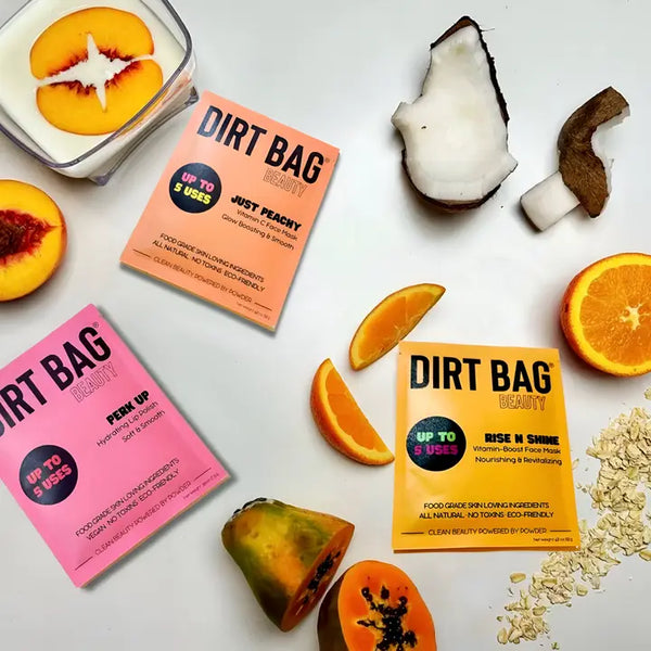 Dirt Bag Just Peachy Face Mask