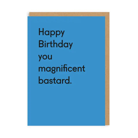 Magnificent Bastard Card