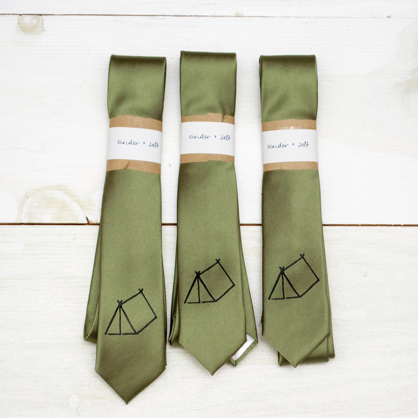 Tent Skinny Tie